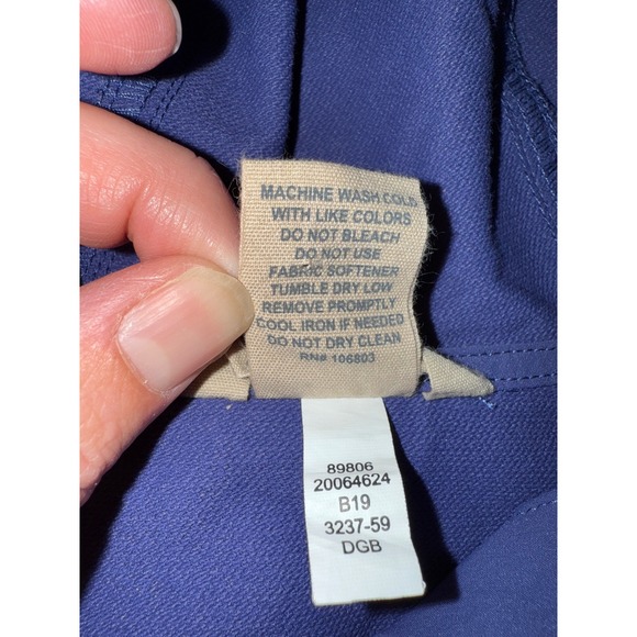 Duluth Trading felxpidition Hooded‎ Shirt Jacket Snap Front Pockets XXL purple - Picture 6 of 7